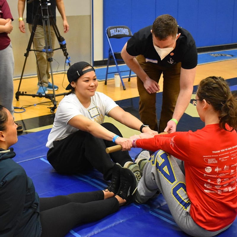 APU competes at the Juneau Traditional Games/Native Youth Olympics (NYO