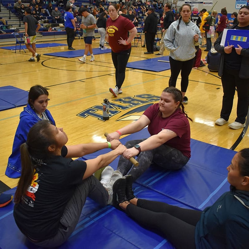 APU competes at the Juneau Traditional Games/Native Youth Olympics (NYO